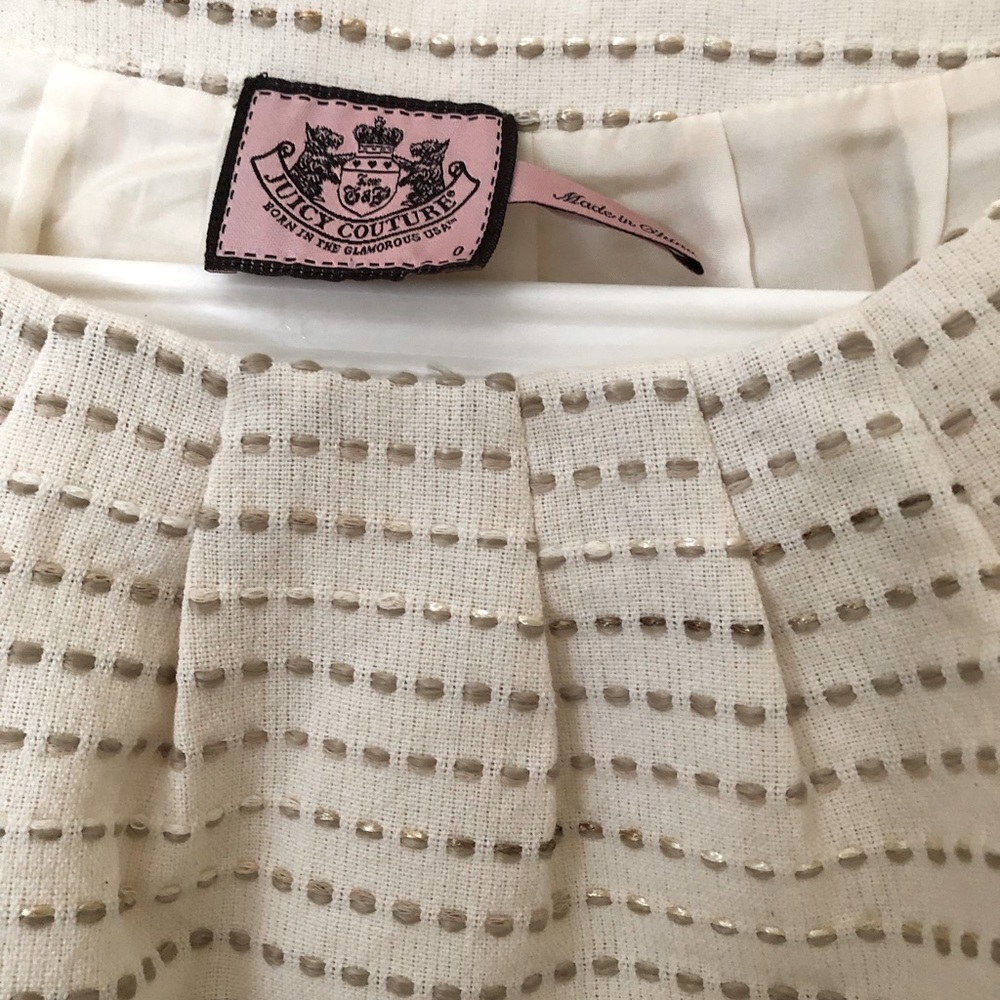 New Juicy Couture tweed like dress with pockets